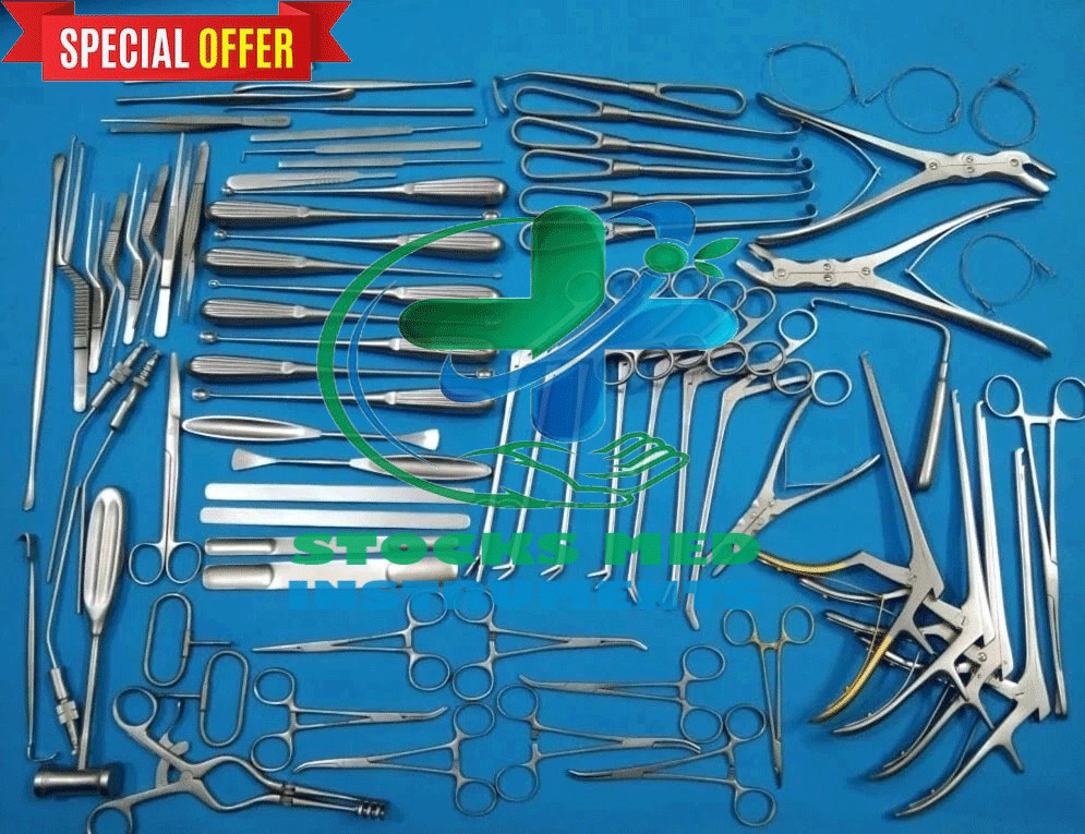 Laminectomy Surgical Orthopedic Spinal Instruments Set 78 Pcs High Quality