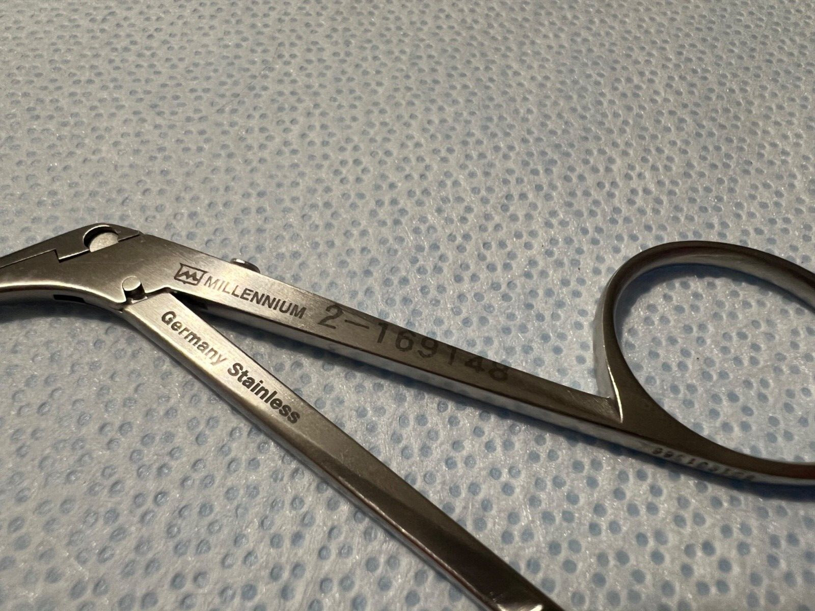 Millennium 2-169148 Surgical Alligator Nasal Forceps, Serrated Curved Right ENT