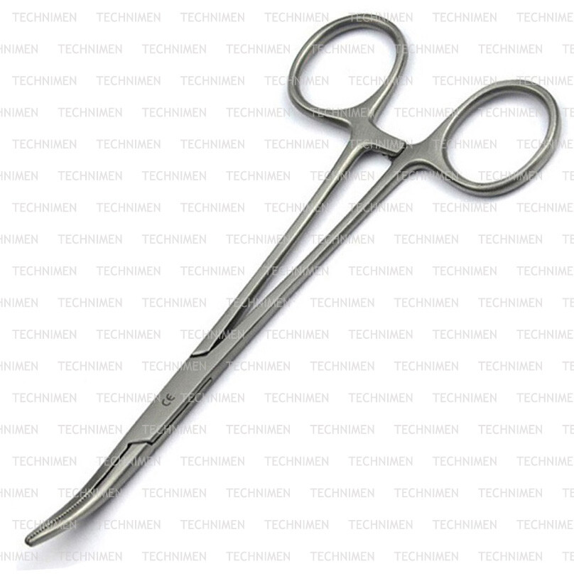 KELLY SURGERY DENTAL VETERINARY NEEDLE HOLDING CURVED PIERCING HEMOSTAT FORCEPS
