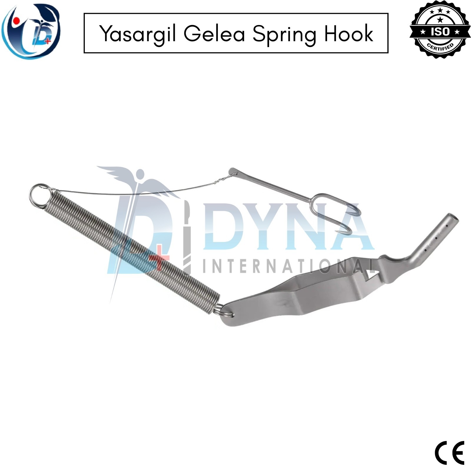Yasargil Gelea Spring Hook – Length 31 cm & 41 cm 4 PCs Set Surgical Instruments