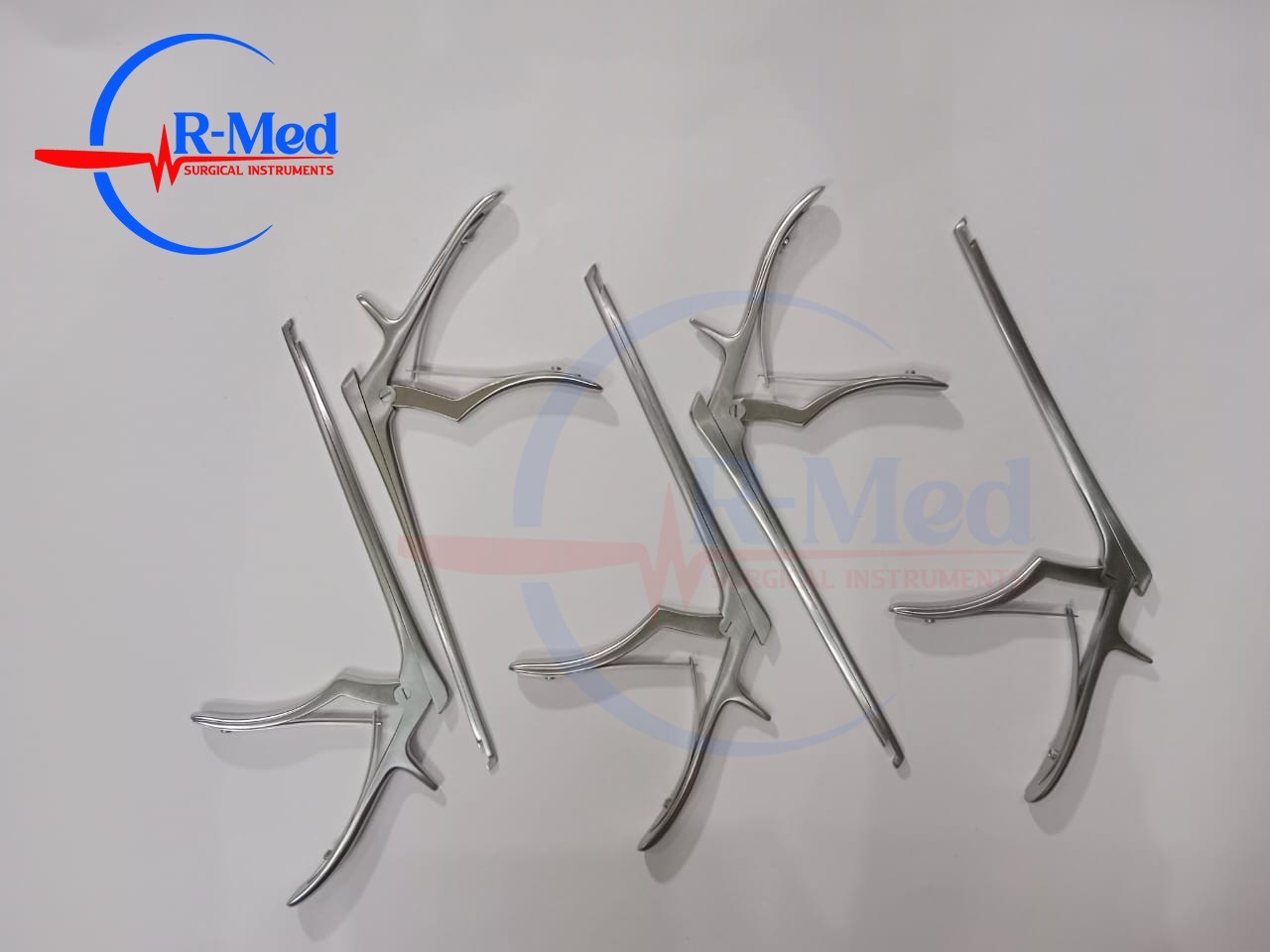 Kerrison Rongeurs 8″ Set 5 PC 1mm 2mm 3mm 4mm 5mm Cervical Orthopedic Instrument