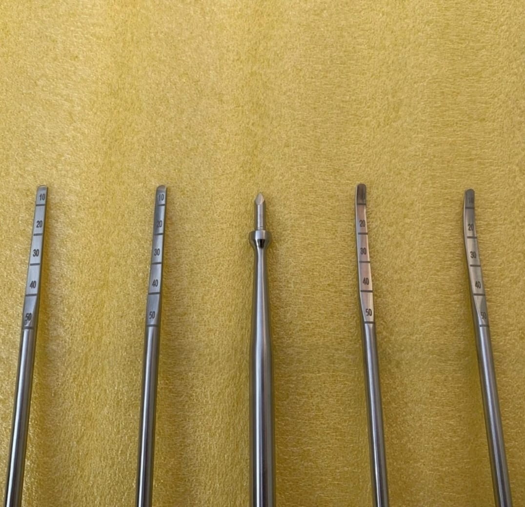 Spine Prods And Awls 5 Pieces Set Orthopedic Neurosurgery Set High Quality