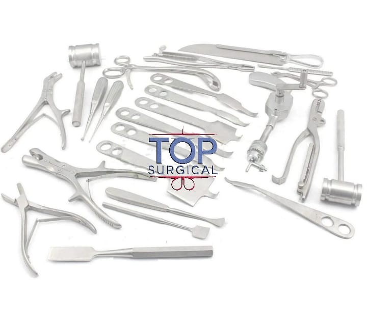Orthopedic Retractor Bone Drill Saw Surgical Surgery Instruments Set Of 29 Pcs