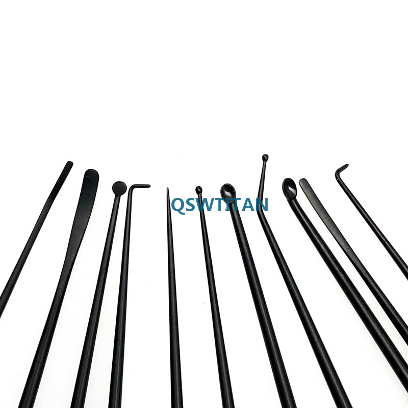 1pc Micro Nerve Vessel Hook Spatula Dissectors 21cm Curette Nerve instrument