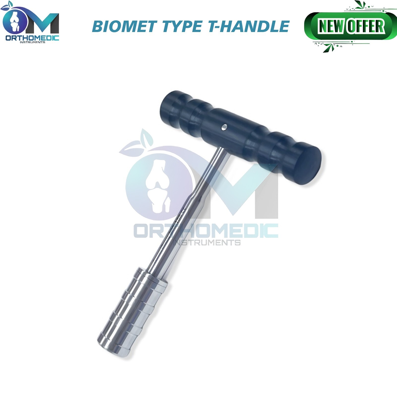 Biomet Type T-Handle Medullary Reamer Surgical Orthopedic Instruments