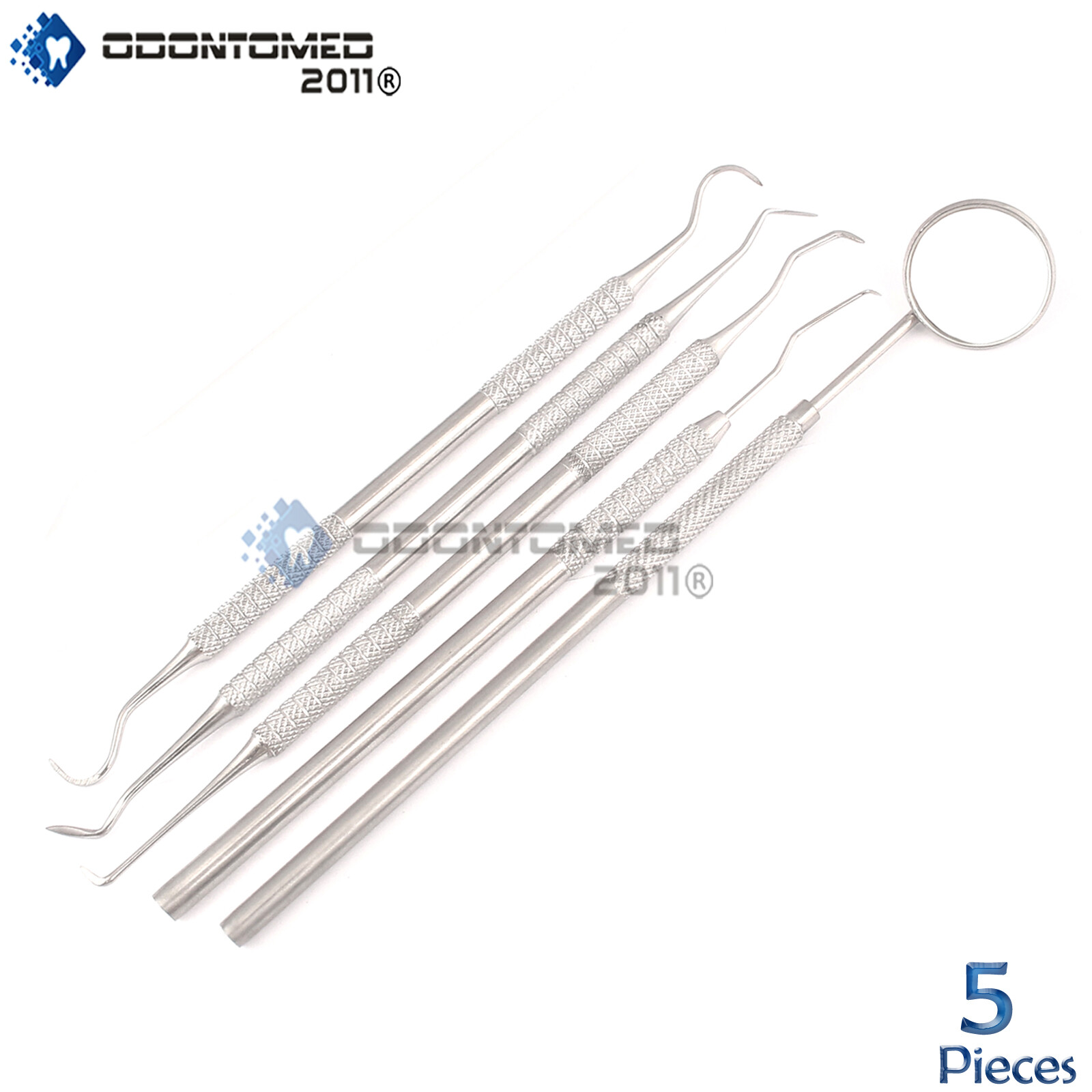 ODM Set Of 5 Pcs Dental Heavy Duty Stainless Steel Surgical Hygiene Instruments