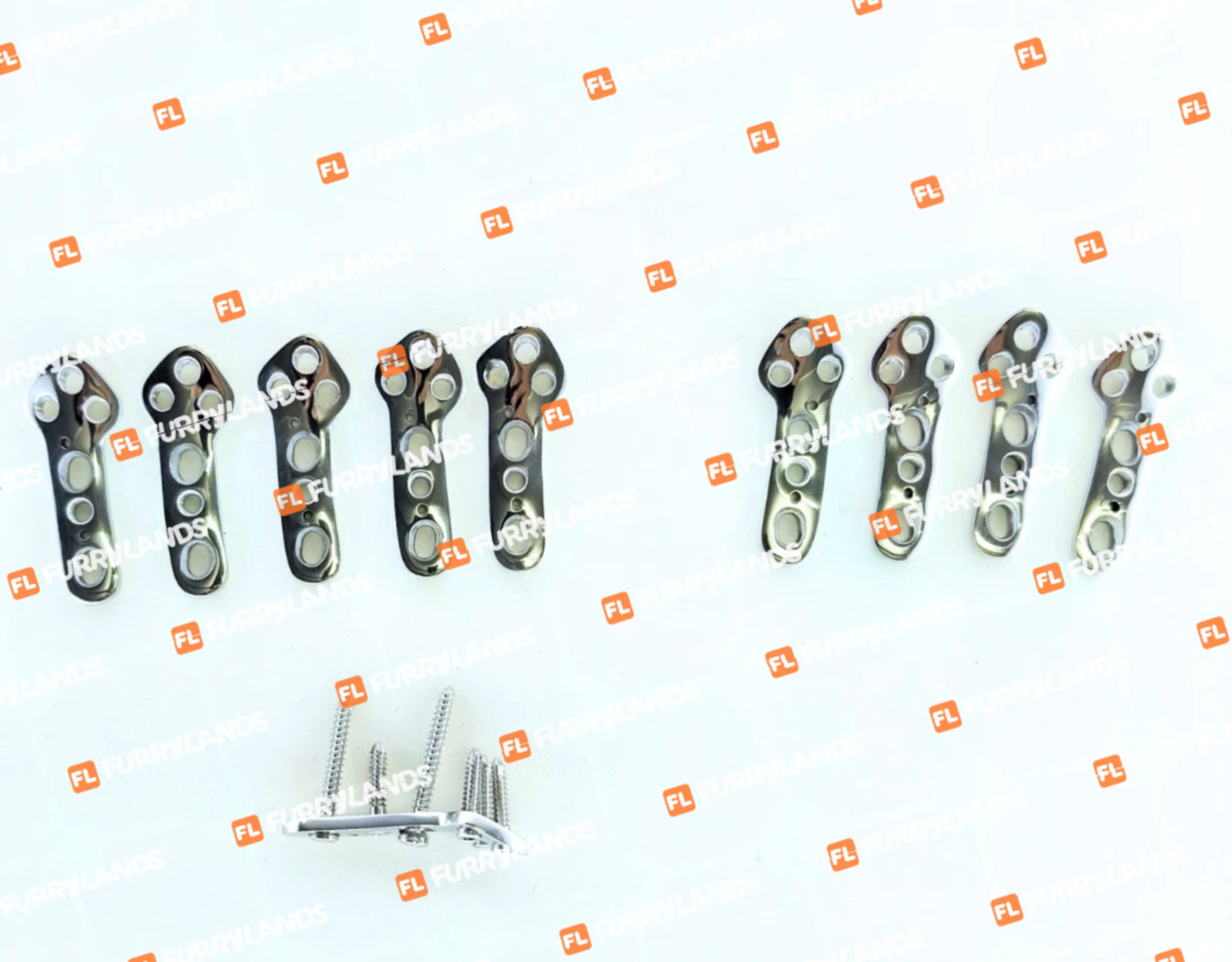 2.0mm Locking Plates Length 26mm L/R with Screw 70Pcs Set SS