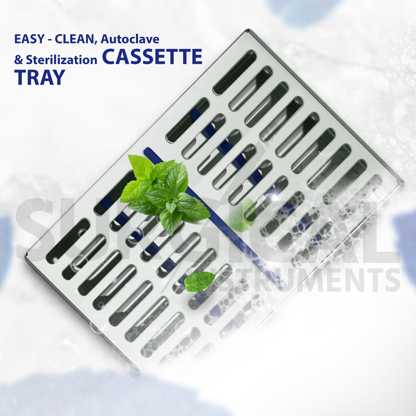 Surgical Autoclave Dental Sterilization Cassette Box Racks for 10 German Grade