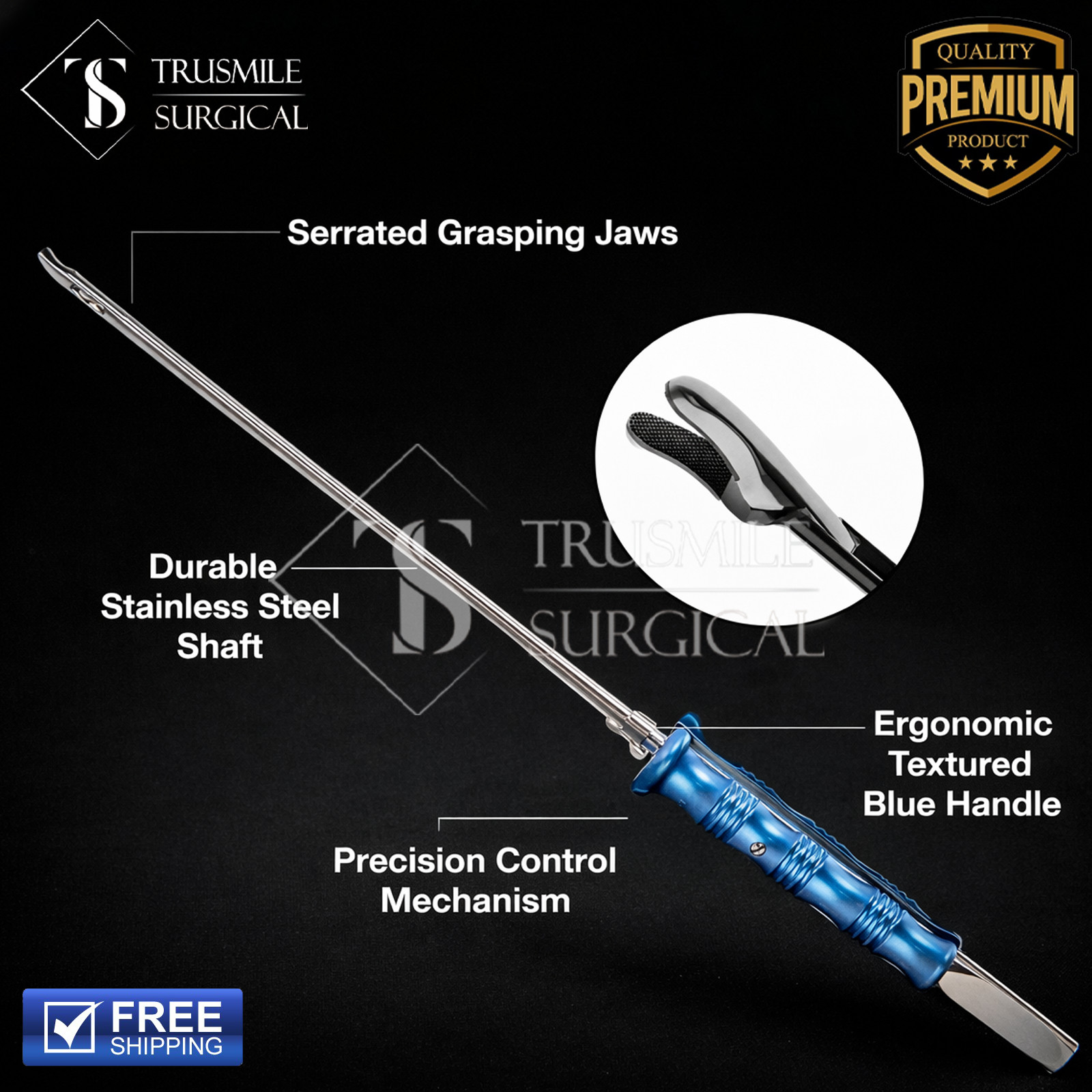 Minimally Invasive Cardiac Surgery Needle Holder –Precision Surgical Instruments
