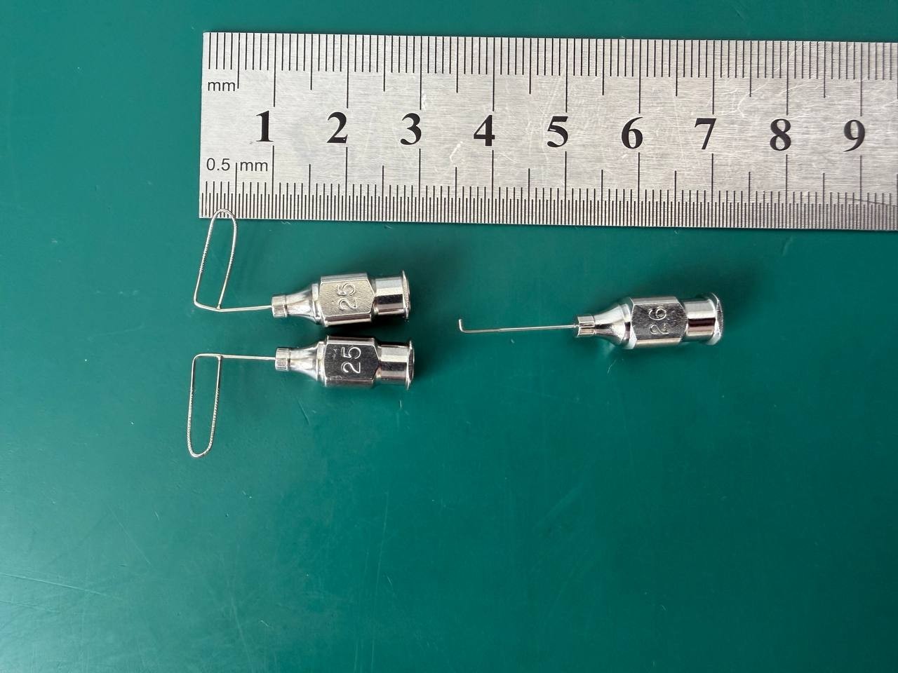 Lot of 3 Gimbel irrigating cannula, Ophtalmology, Ambler Surgical 1174E
