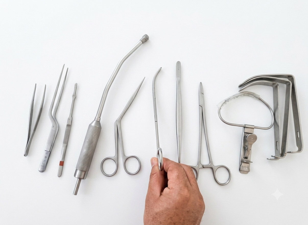 Tonsillectomy Surgical Mix Instruments ENT Set