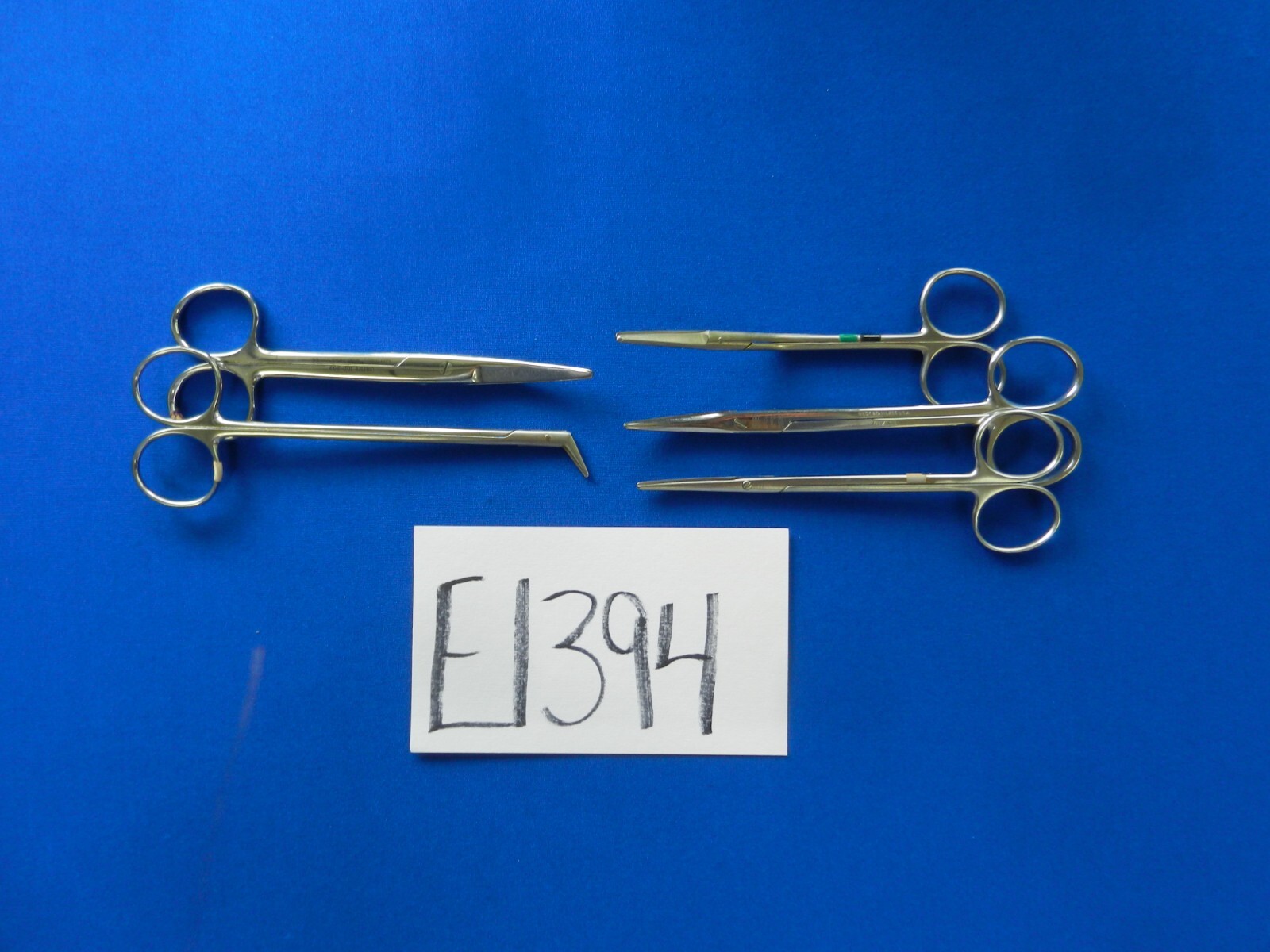 E1394 Weck Jarit Lot of 5 Curved Scissors Approx. 14-15.5cm Overall Length