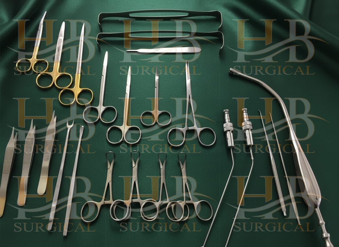 Nasal Set of 24PCS ENT Surgical Instruments Stainless Steel High Quality