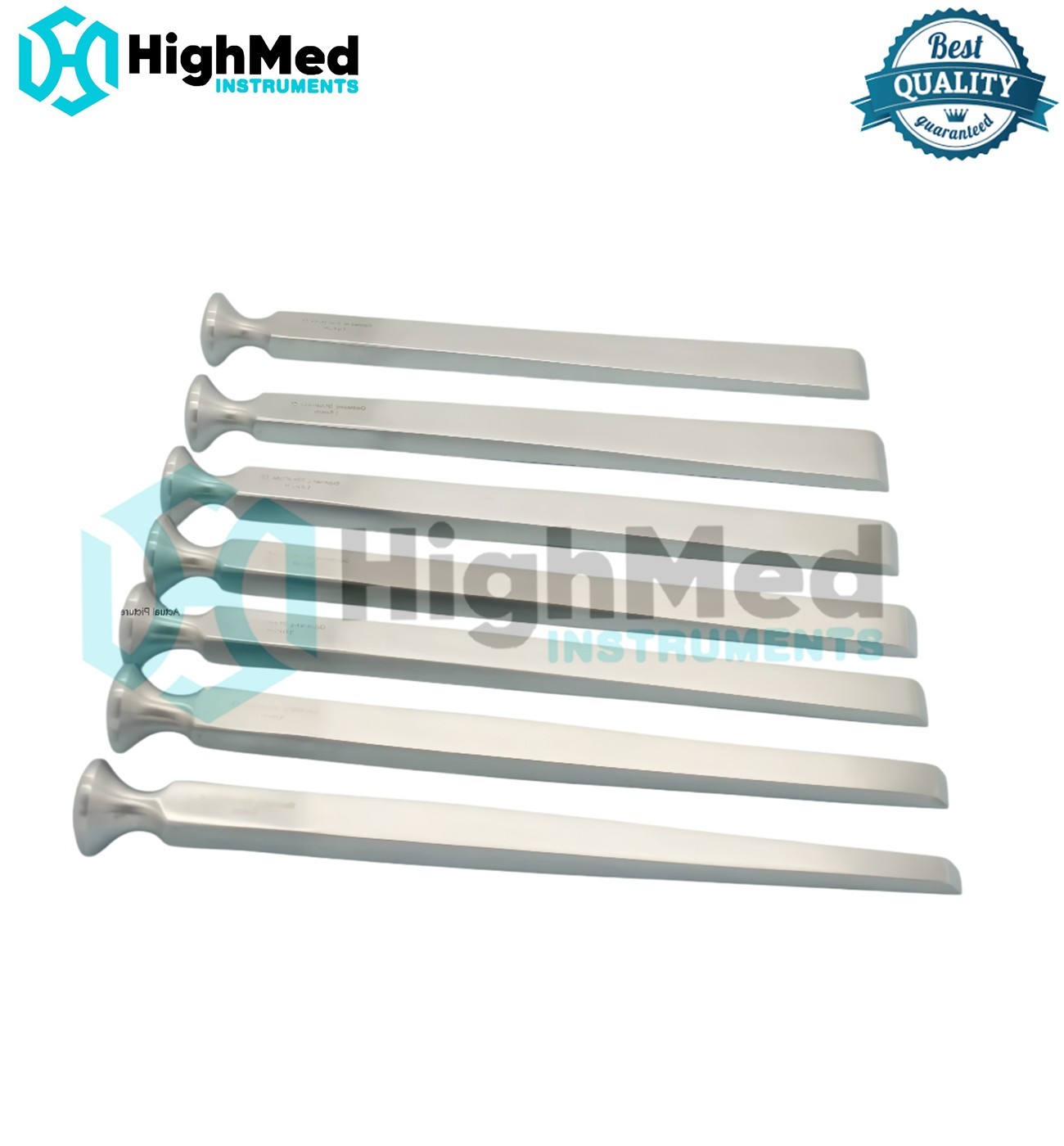 Grade 7 PC US Army Pattern Bone Chisel Set – Orthopedic Osteotome Instruments