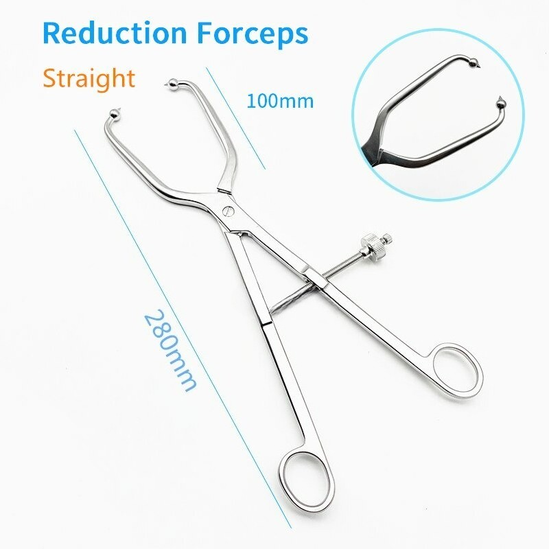 Acetabular Reduction Forceps Pelvic Lateral Curved Point Reconstructive Plate