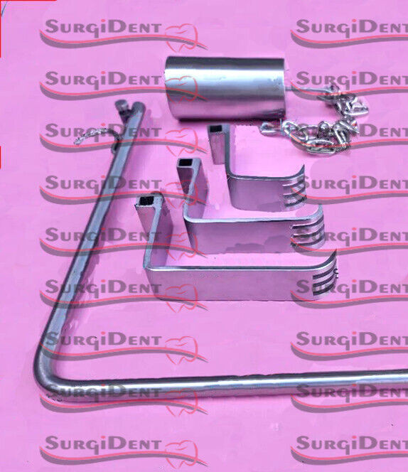 Initial Charnley Incision Retractor Extended Complete Set Hip Surgery Orthopedic