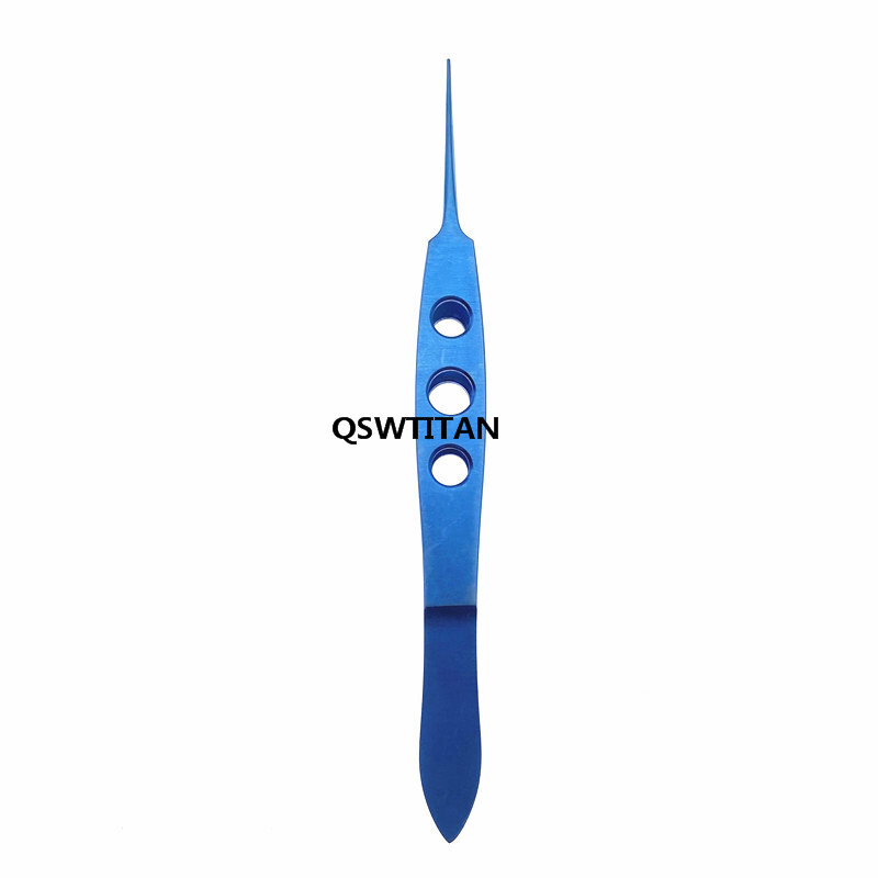 1pc Ophthalmic Tissue Forceps serrated tips Conjunctiva Tweezers