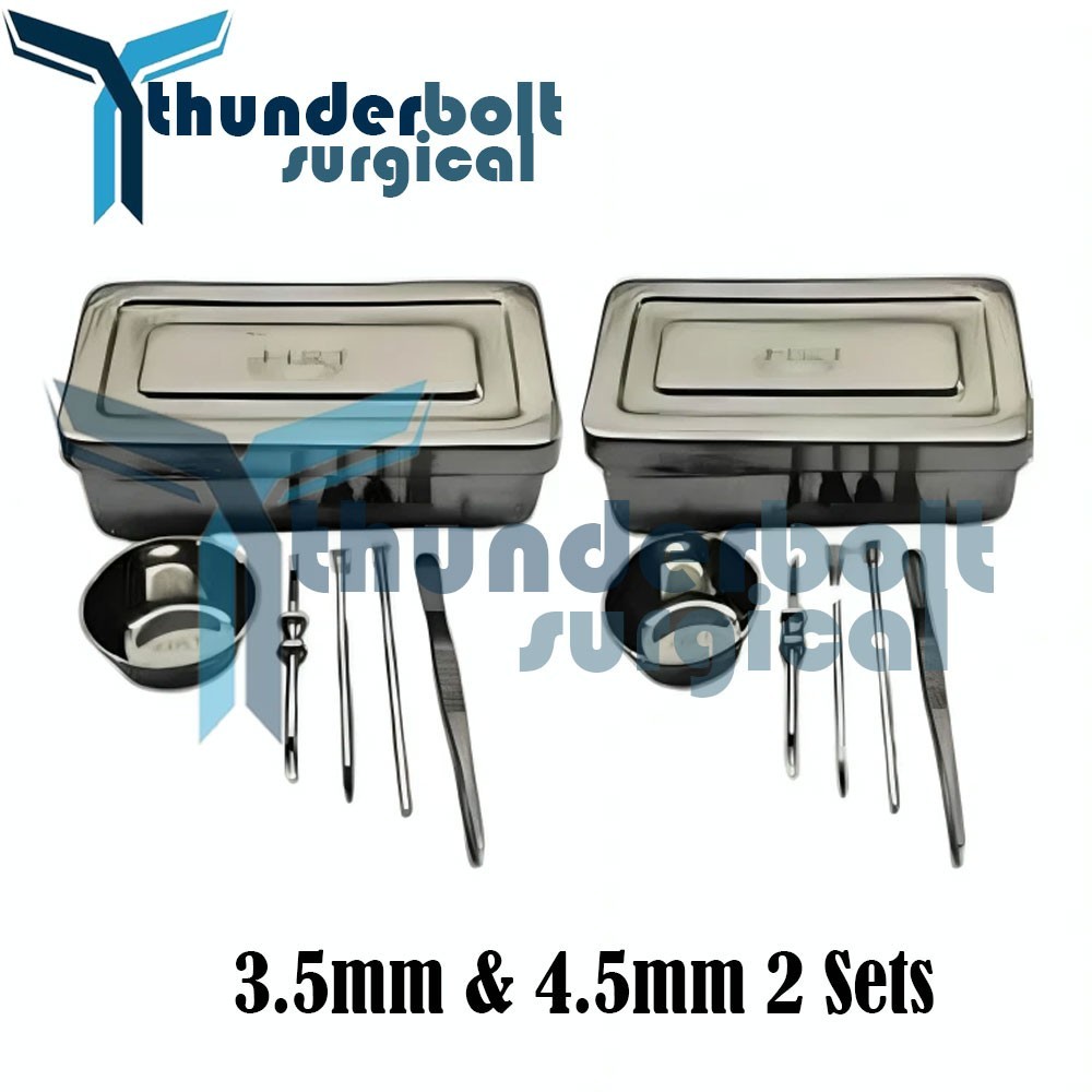 3.5mm & 4.5mm HRT Trocar kit Hormone Replacement Pellet Insertion Trocars
