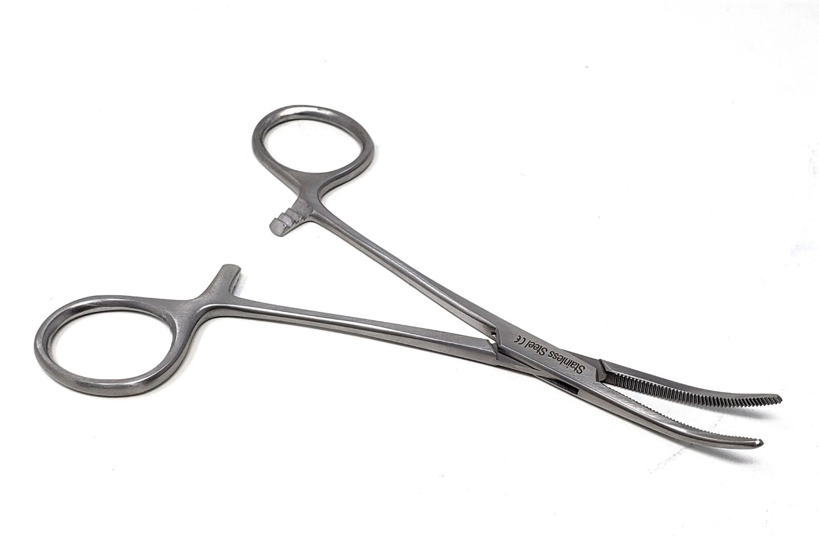 1 Pc New O.R GRADE Surgical LOCKING HEMOSTAT FORCEPS 5.5″ CURVED Stainless CE