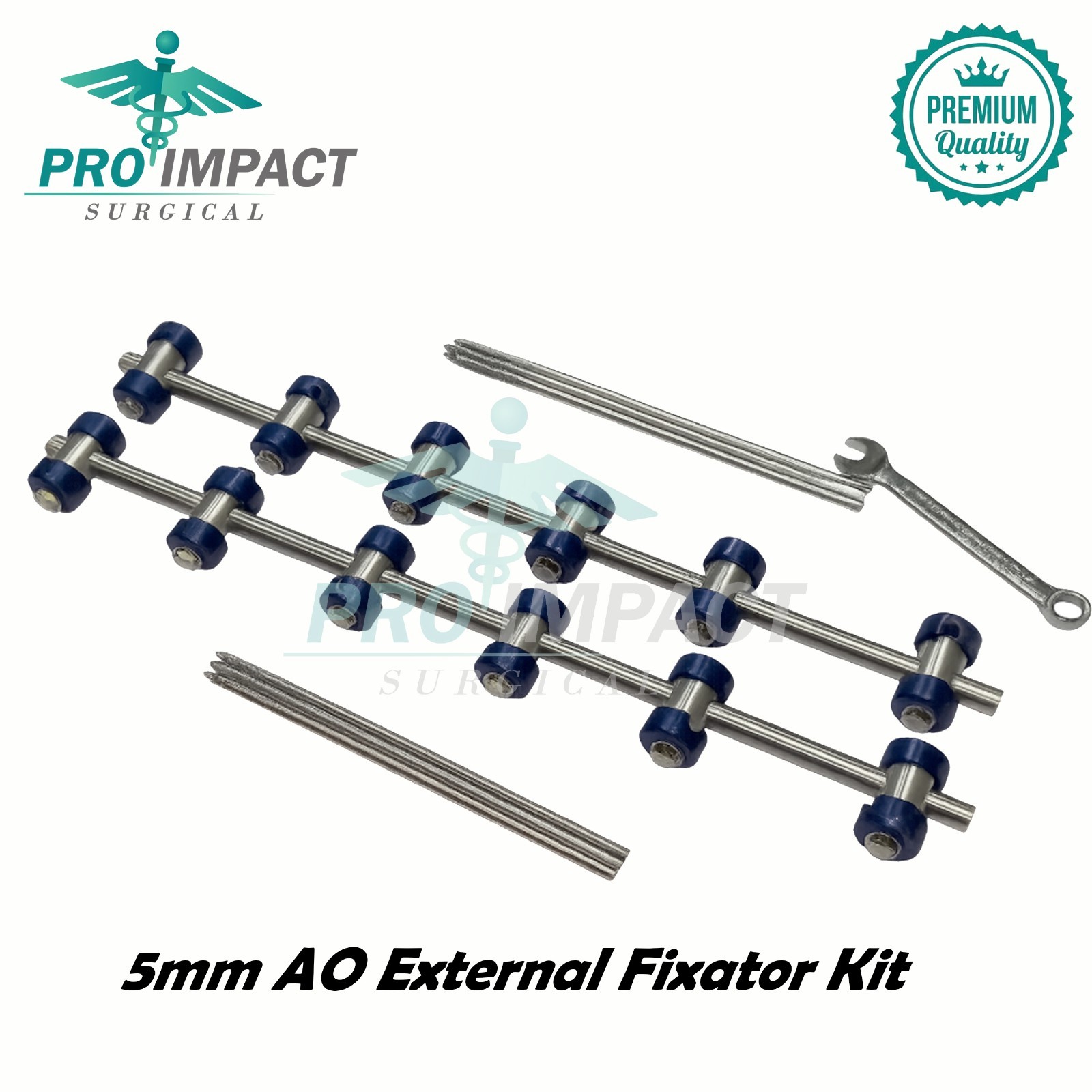 5mm AO External Fixator Kit Orthopedic Bone Clamp Set Surgical Instrument
