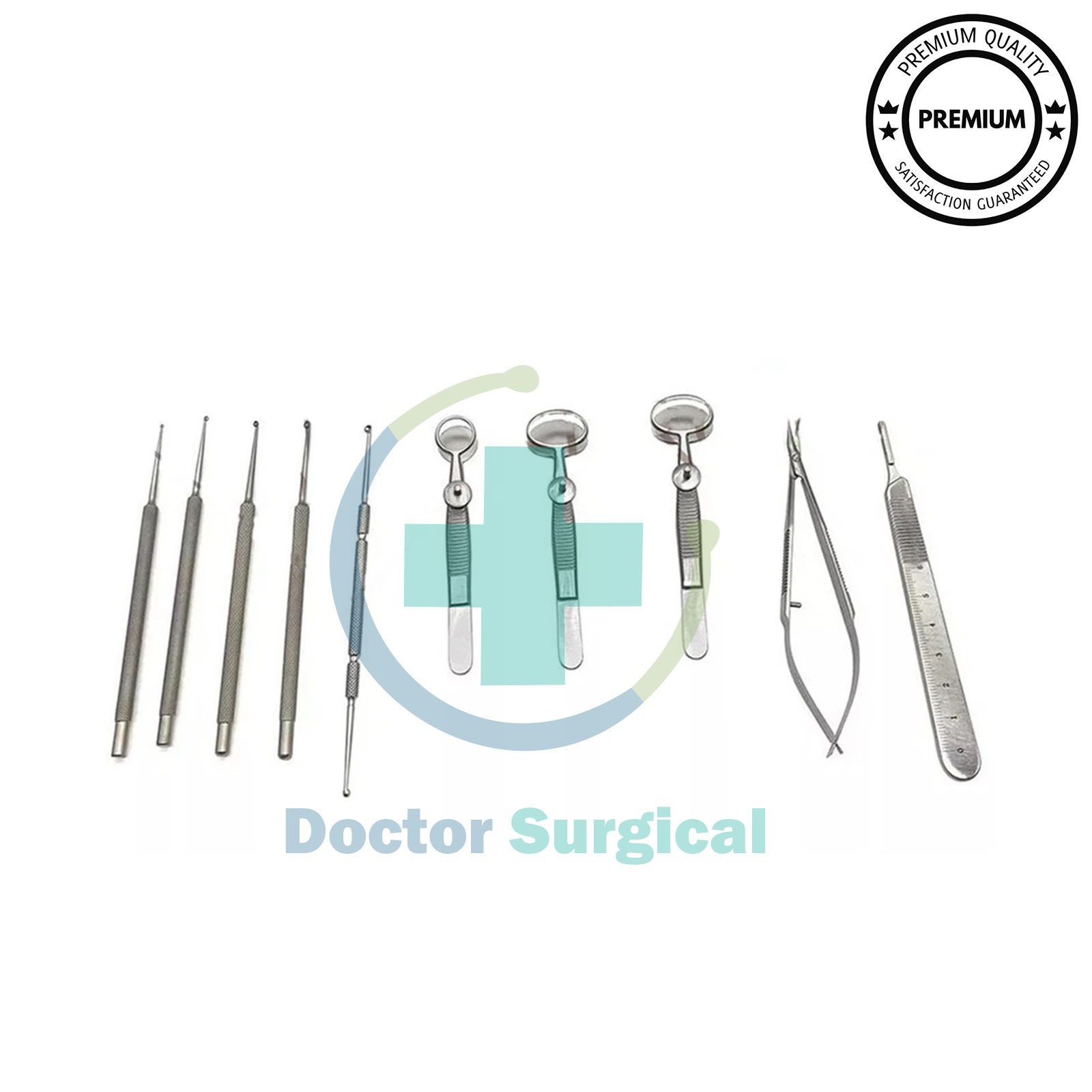 Chalazion Curette Set Stainless Steel Ophthalmic Surgery Instrument Kit