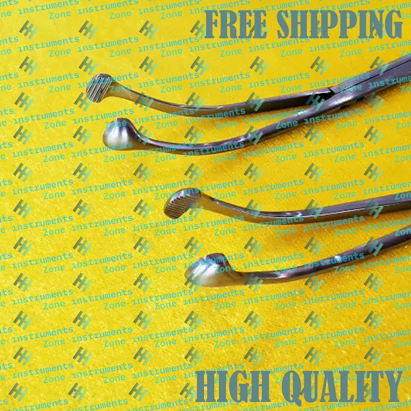2pc Thoracoscopy Grasper Tissue Forceps Instruments for Thoracic Surgery 15 “