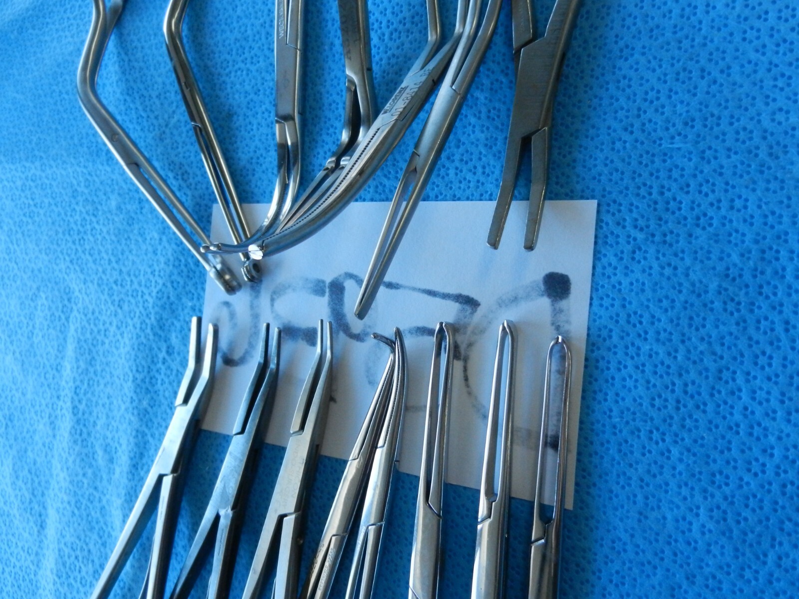 D5936 Pilling Weck Codman Jarit Surgical Forceps Lot of 15 Approx. 17-20cm