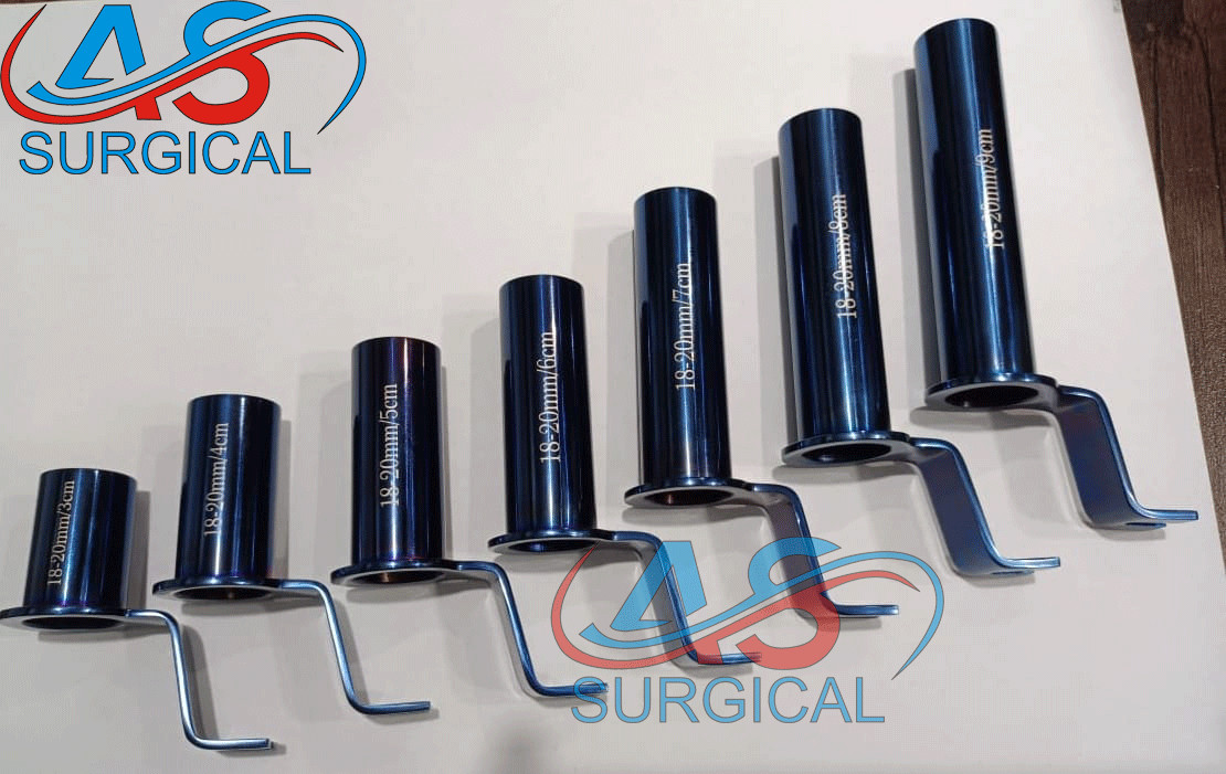 MIS Tubular Retractors Neupsy Key Blue 7 PCs 18-20mm Orthopedic Instruments