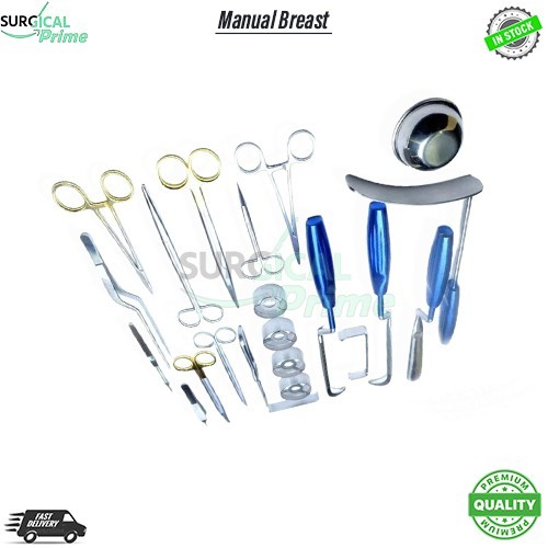 21 Pieces Manual Breast Reduction Surgical Instruments Set German Stainless