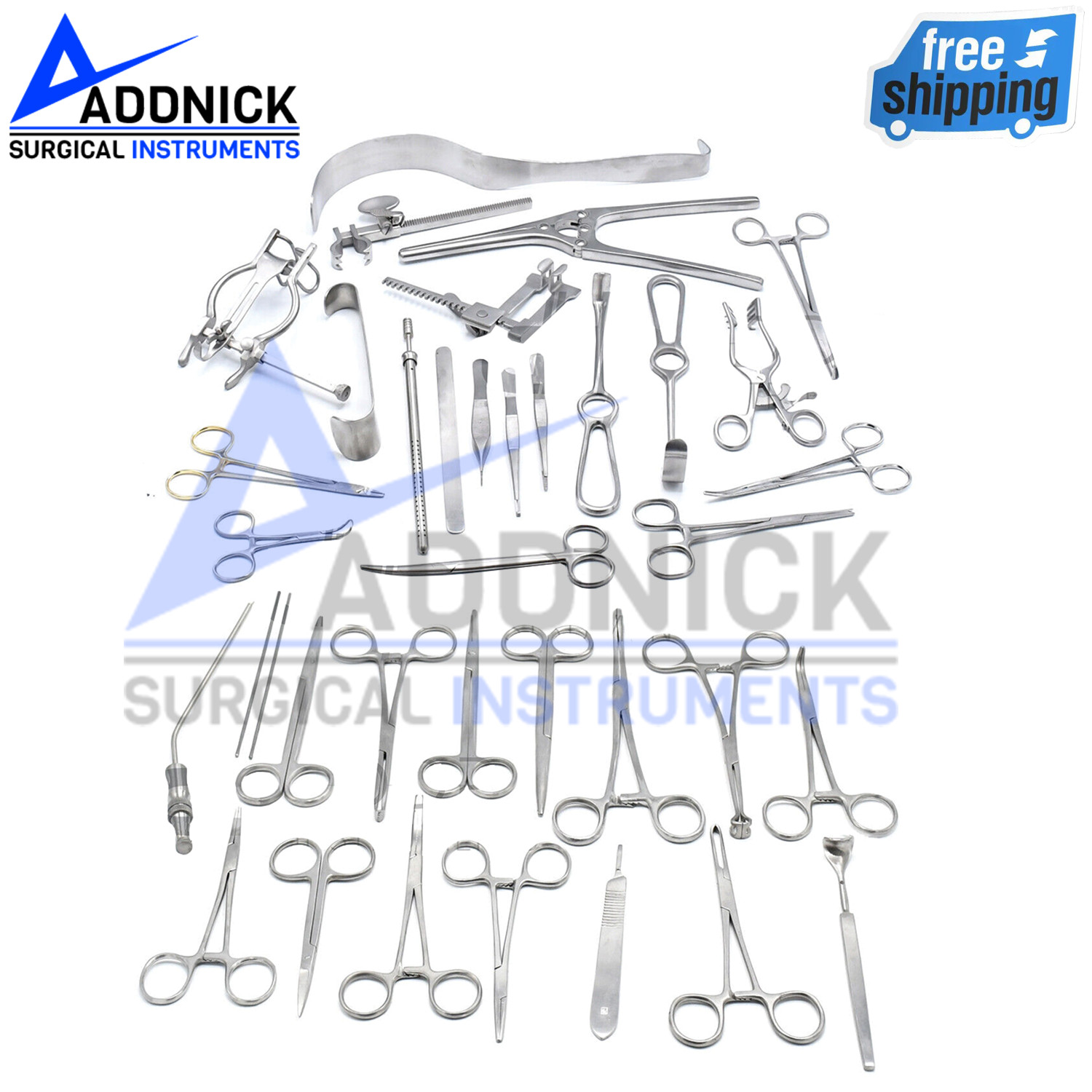 Basic Pediatric Surgery Set Of 38 Pieces Surgical Instruments