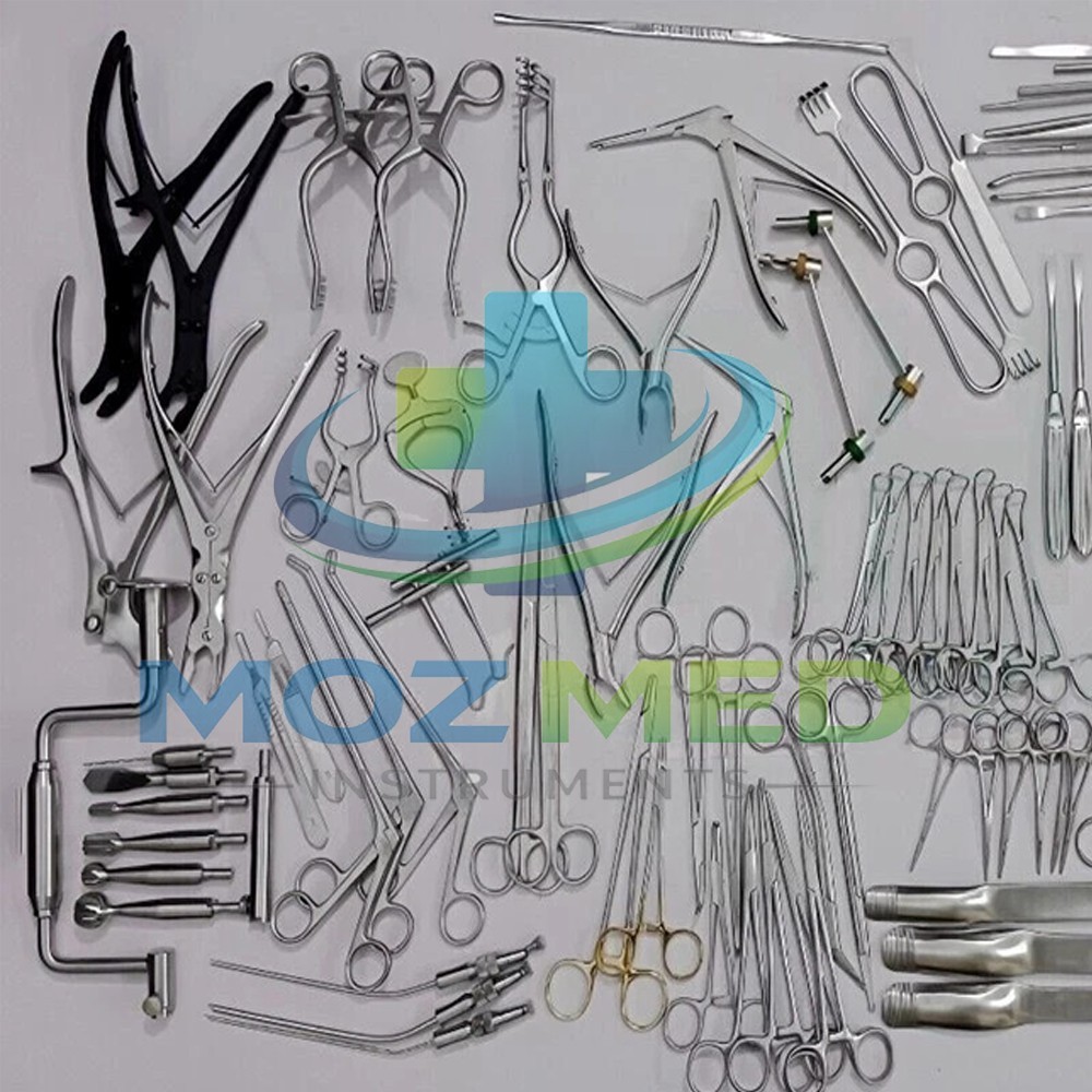 Craniotomy Set 133 PCs For Neuro Surgery Stainless Steel Instruments