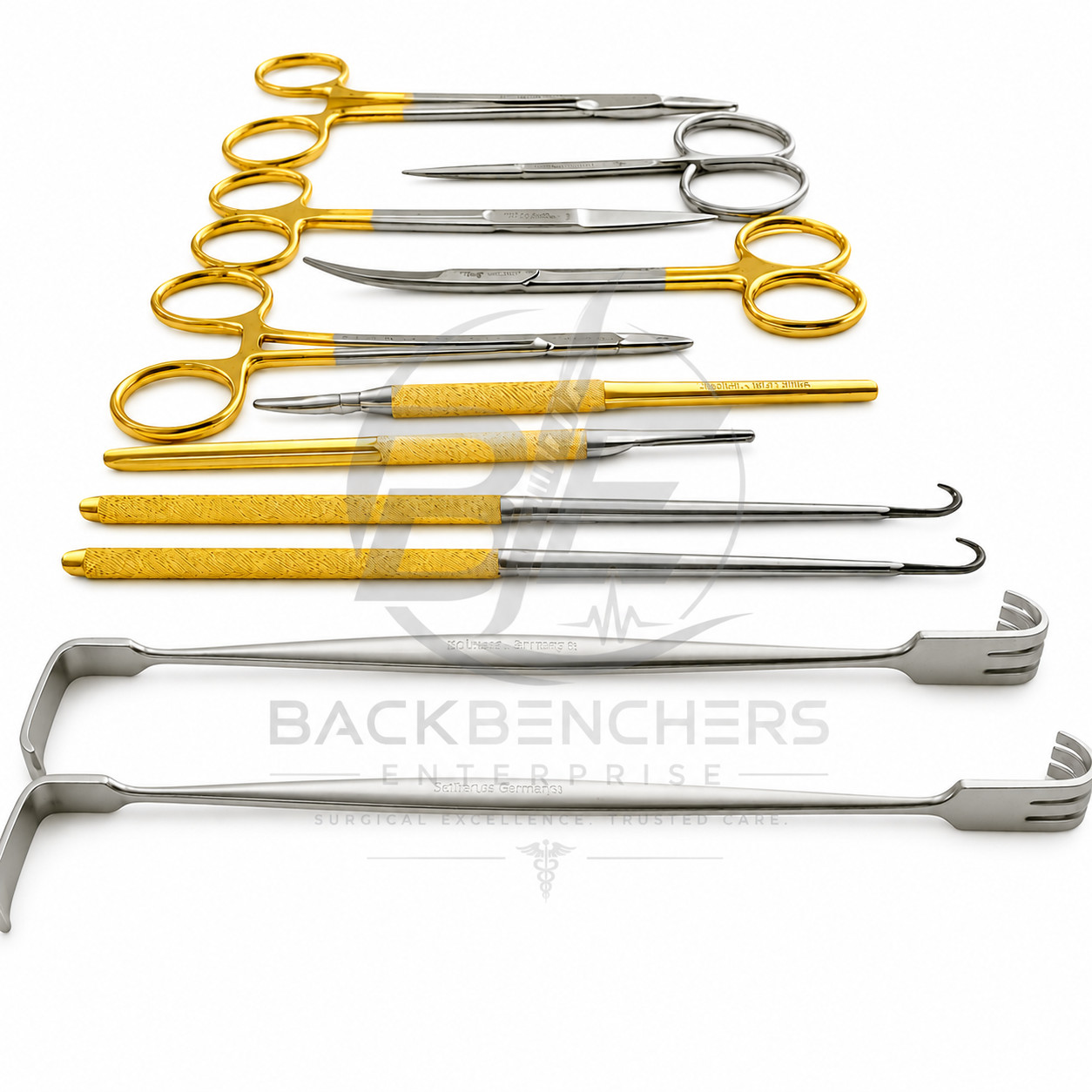 New 11PCs Set General Surgery Orthopedic Instruments German Stainless Steel