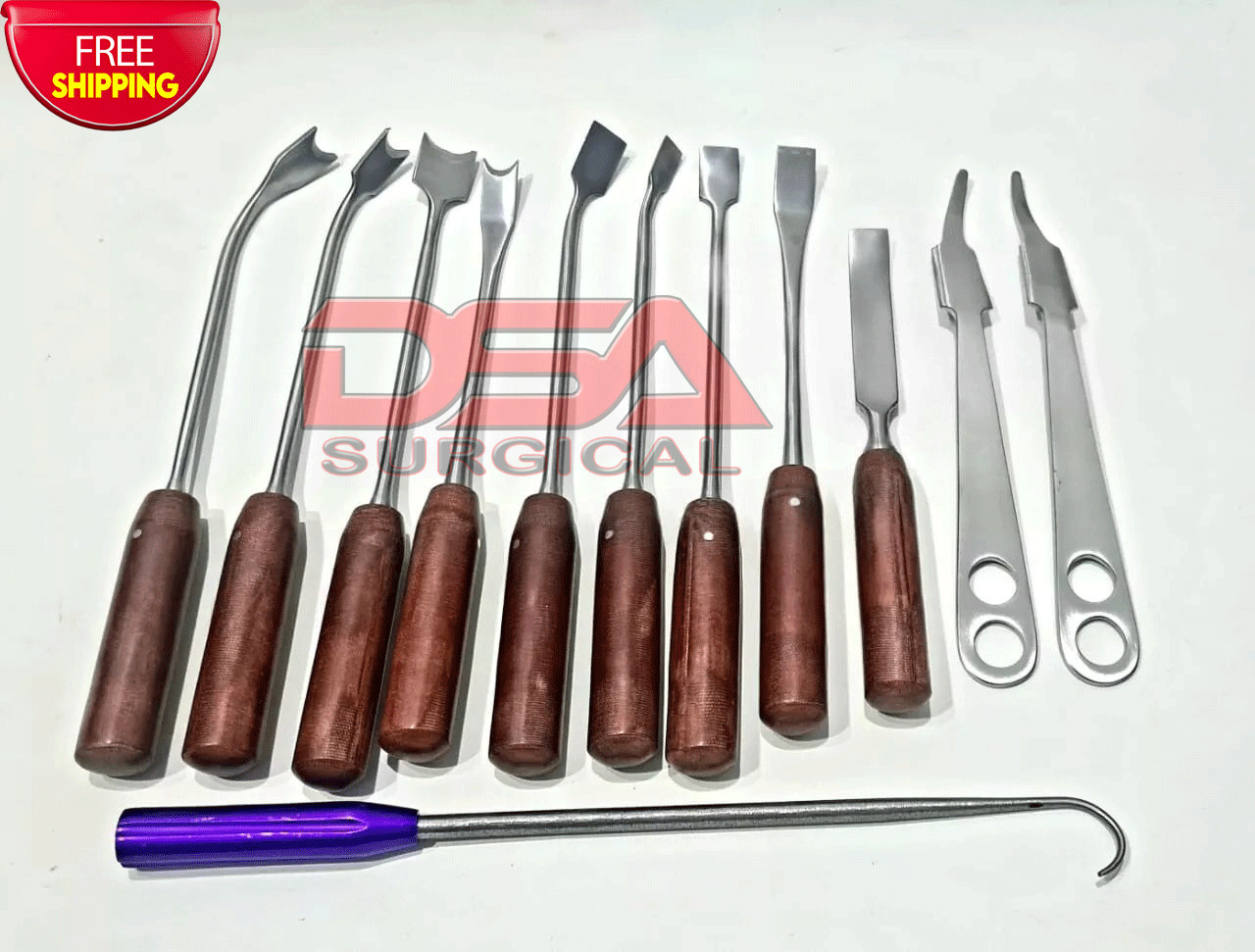 Periacetabular Osteotmy Orthopedic Instruments set of 12 Pcs