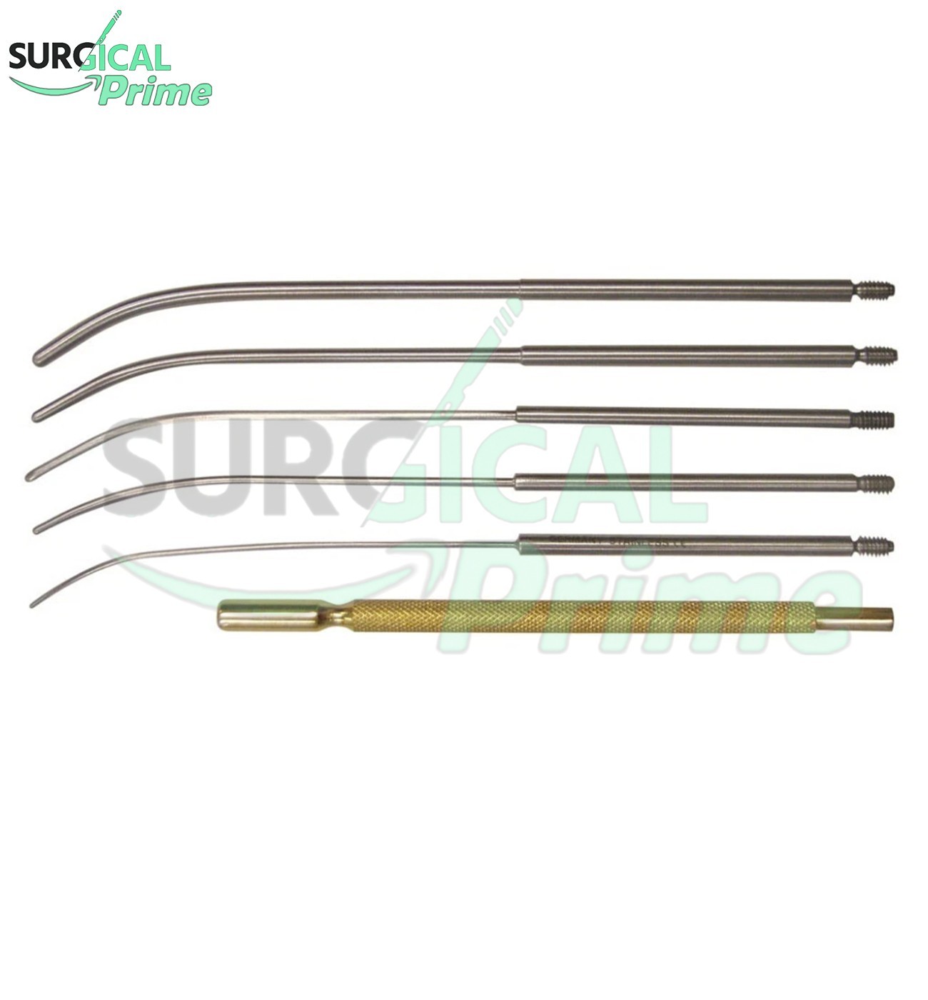 Mini Cervical Dilator Set with Gold Handle with Case 5Pcs