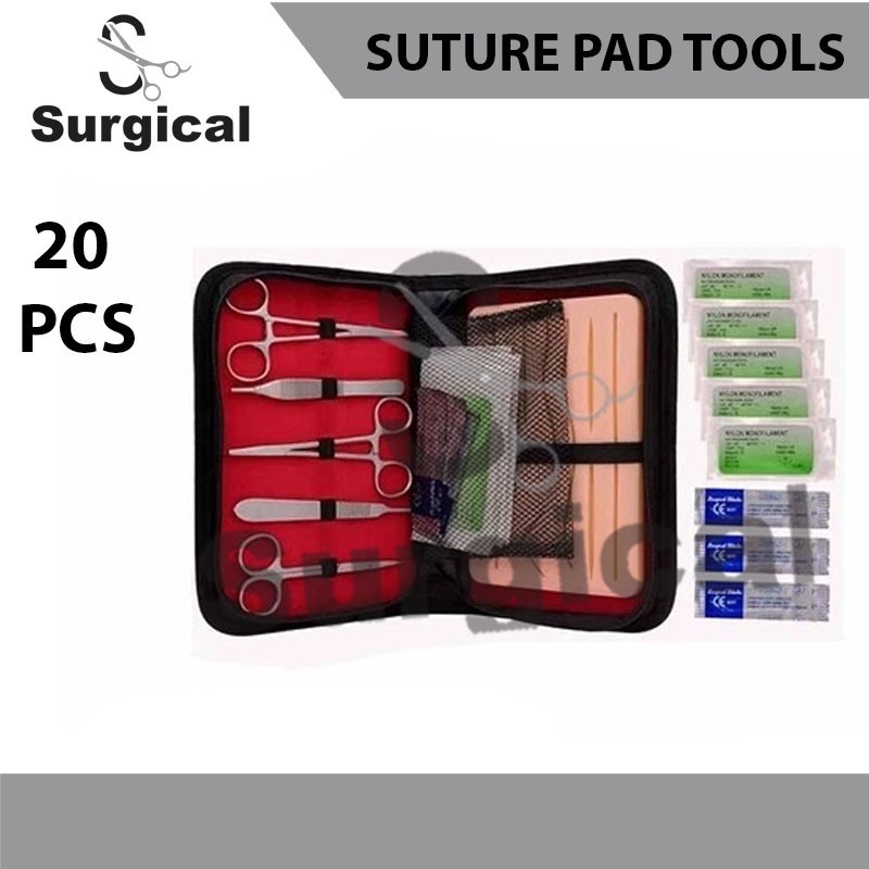 21 Pcs Advanced Suture Practice Kit | Medical Student Training + Suture Pad