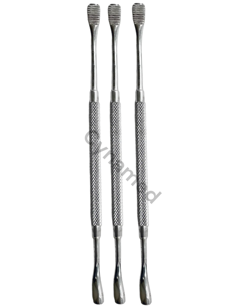 5 Count – Howard Bone File NO. 12, Knurled, Double-Ended, Bone Filing Instrument