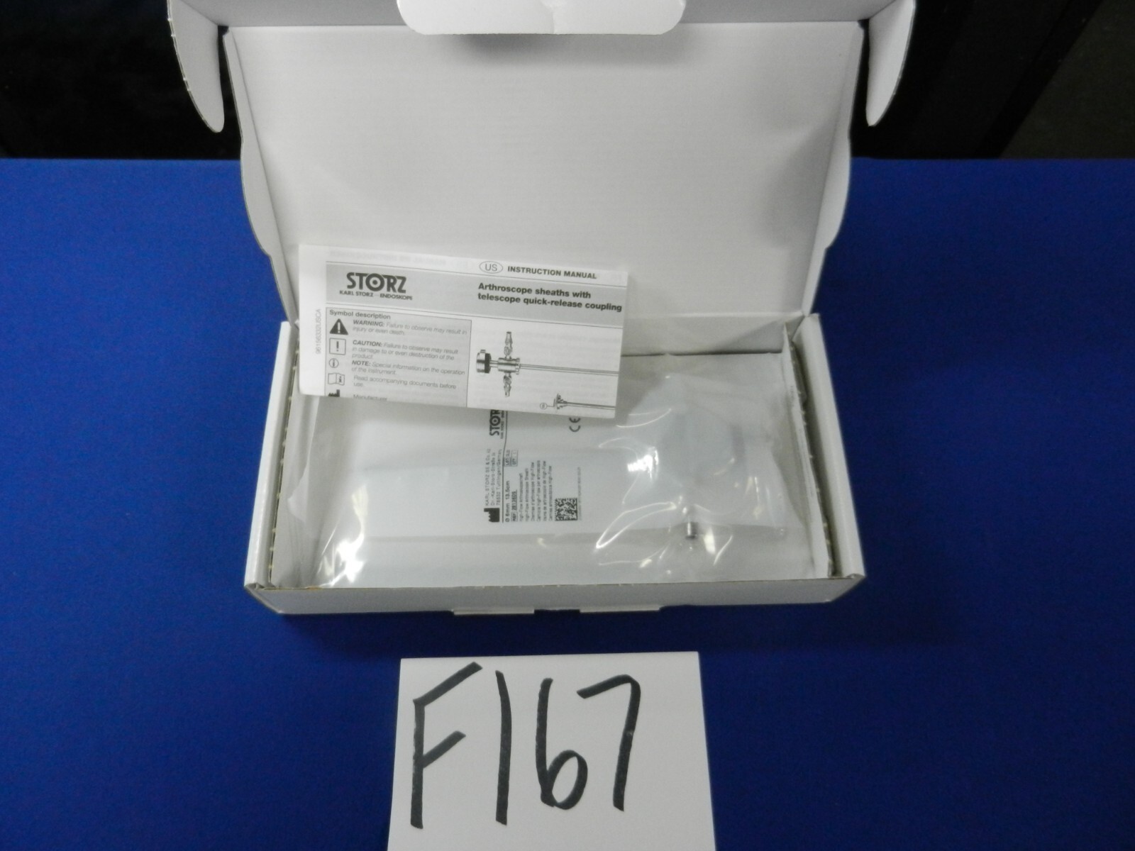 F167 Storz 28136DS High-Flow 6mm ARthroscope Sheath NEW!