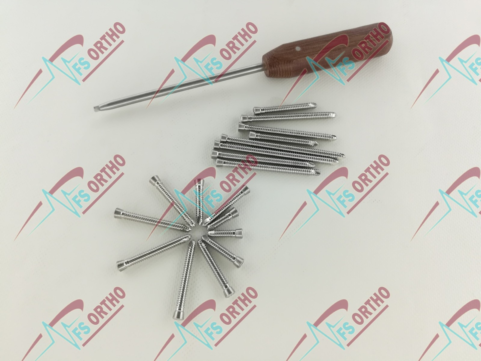 Safety Locking Screws 3.5mm self-tapping Stainless Steel 316L screws (140 pcs)