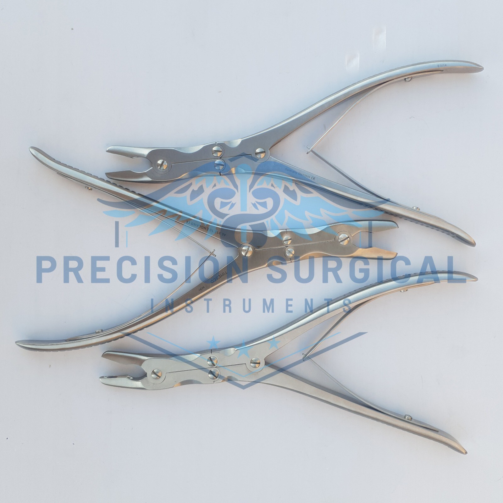 Leksell-Stille Bone Rongeur Set Of 3 Pieces Surgical Instrument