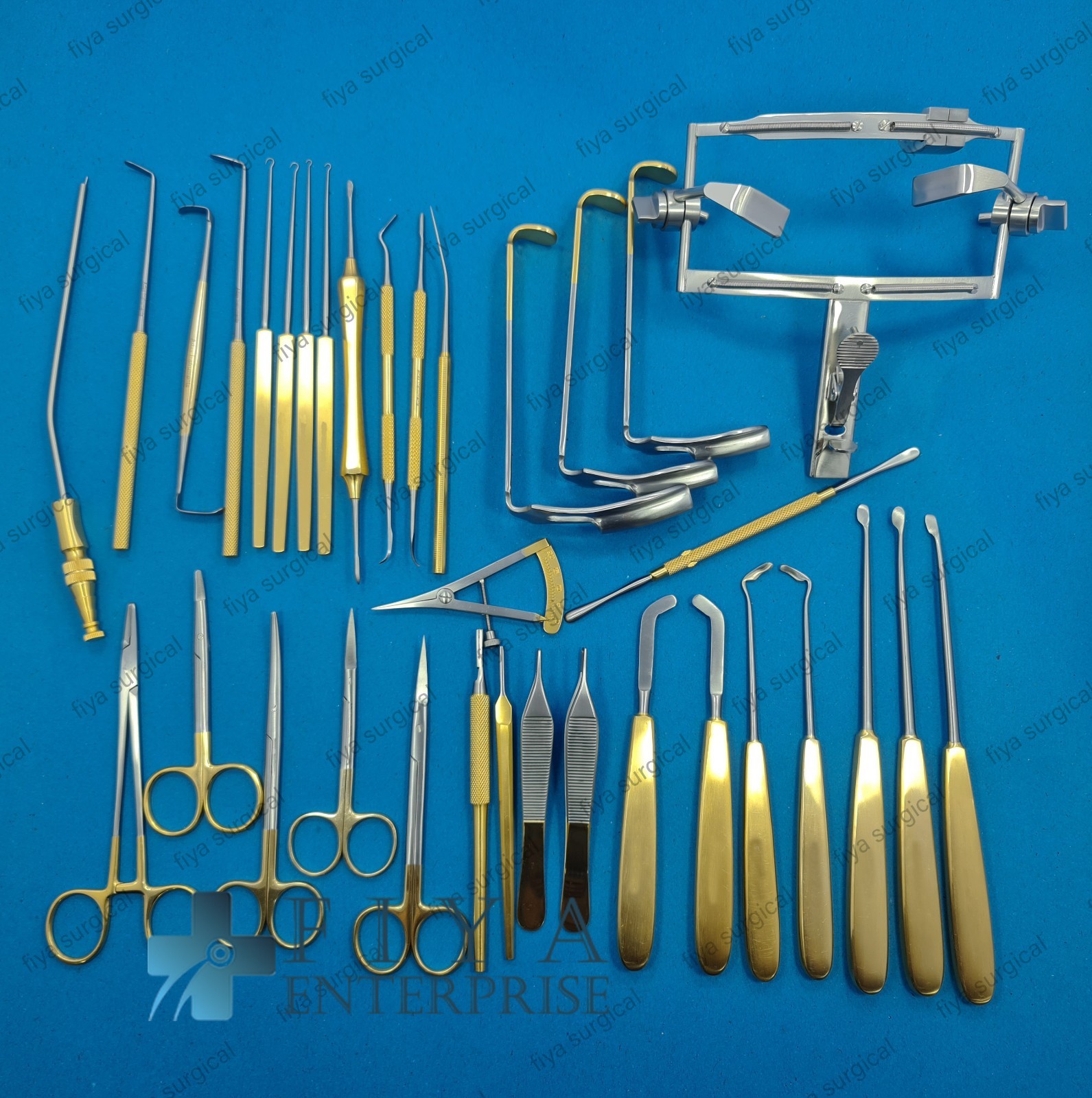 maxillofacial surgery instruments set Premium GermanSteel with Sterilization box
