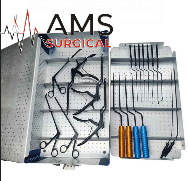 Posterior Lumbar Minimally Invasive Spine Instrument Set of 21 Pcs With Box