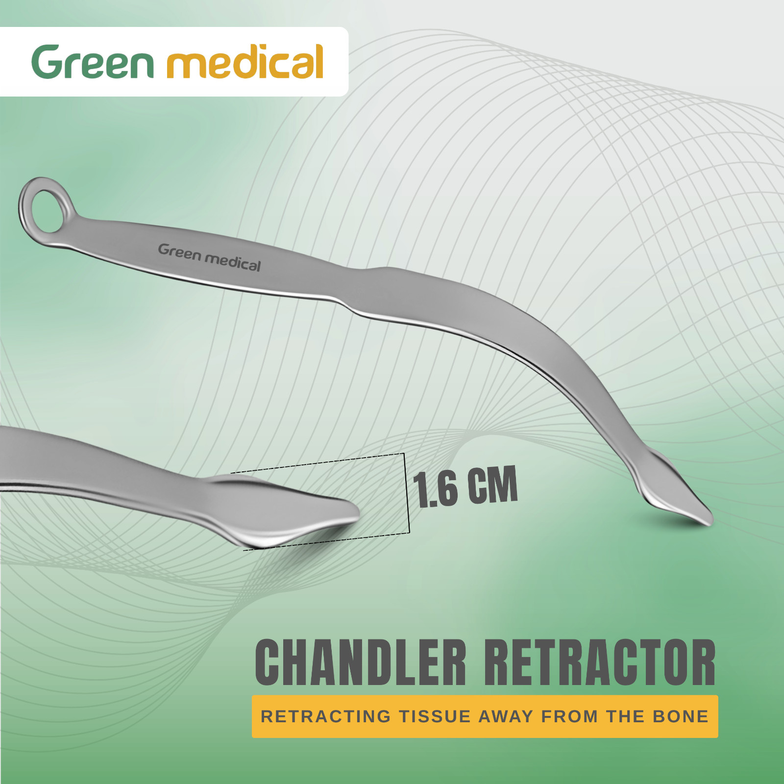 Chandler Retractor 5/8″ Wide Blade 16mm Knee & Hip Orthopedic Instruments