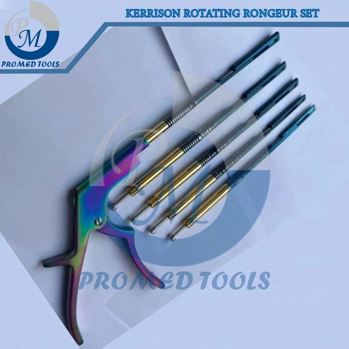 Interlaminar Kerrison Rotating Rongeur Set Spine Surgery Orthopedic Instruments