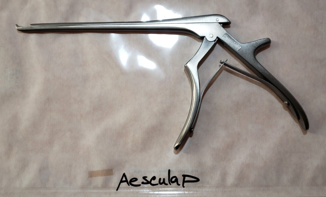 AESCULAP FF720R Surgical Orthopedic Kerrison Rongeur 3mm 40 Degree Shaft 8″