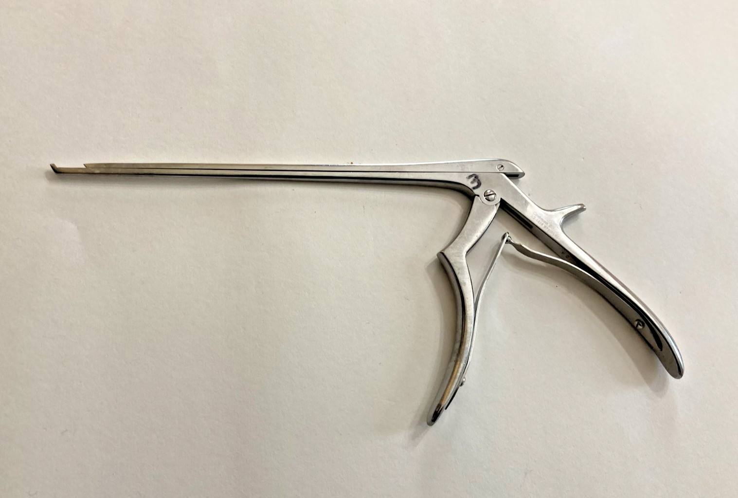 Codman Lumbar Kerrison Rongeur 40° Up Shaft 8’’ 3mm Small Bite Instrument