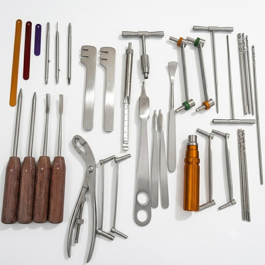 Small Fragment Instruments Set Orthopedic Surgical Instruments 30 Pieces Set A+