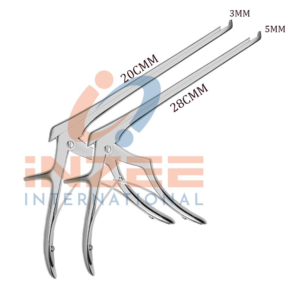 Ferris-Smith Style Kerrison Rongeur Punch 20cm 5 PSc Set 1,2,3,4,5mm Surgical