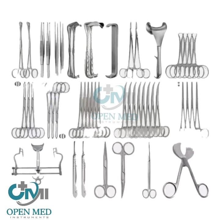 surgical instruments set of 50 pcs custom C-section