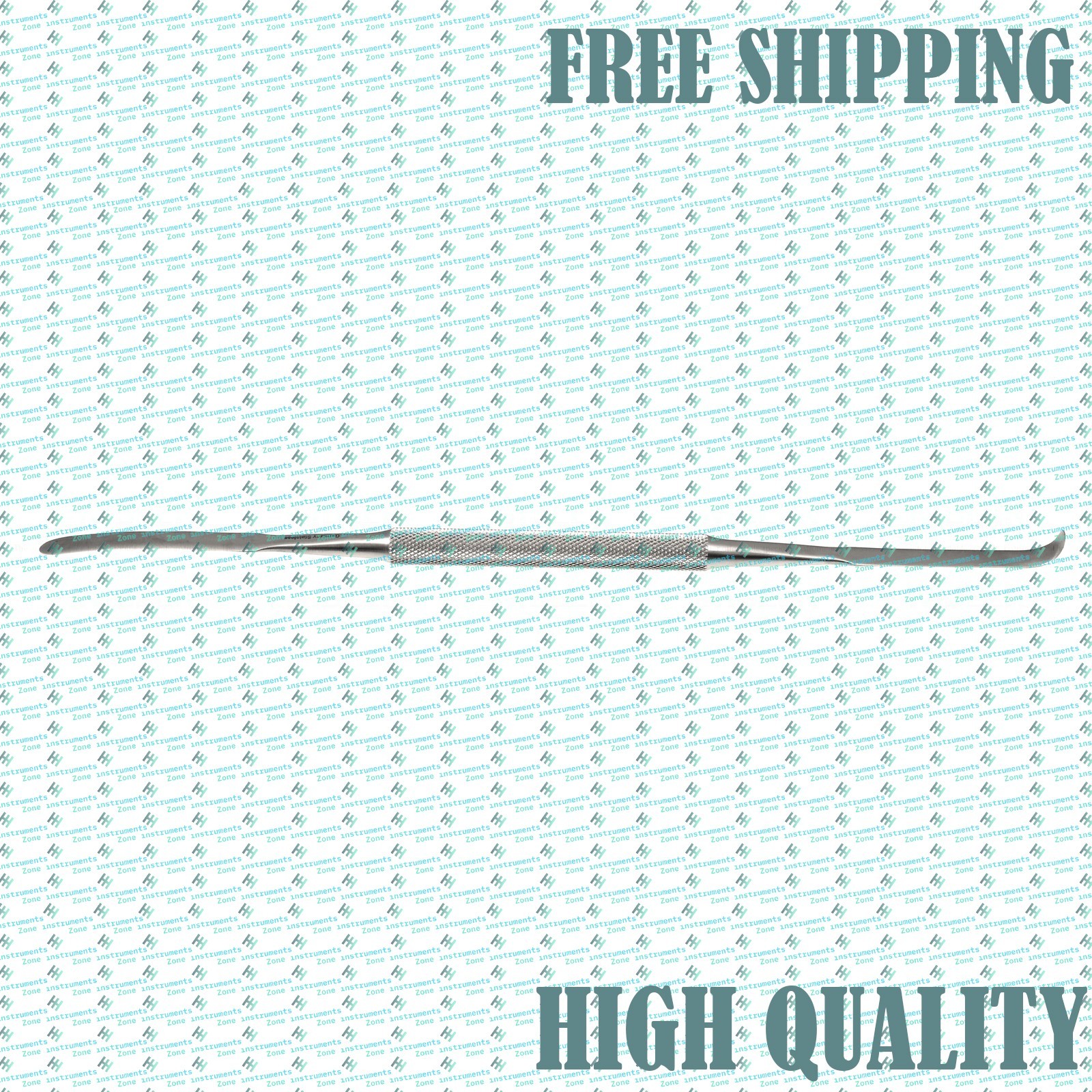 10 Freer-Obwegeser Periosteal Elevator – 8.5’’ Double-Ended, Curved, 6.5mm Blade
