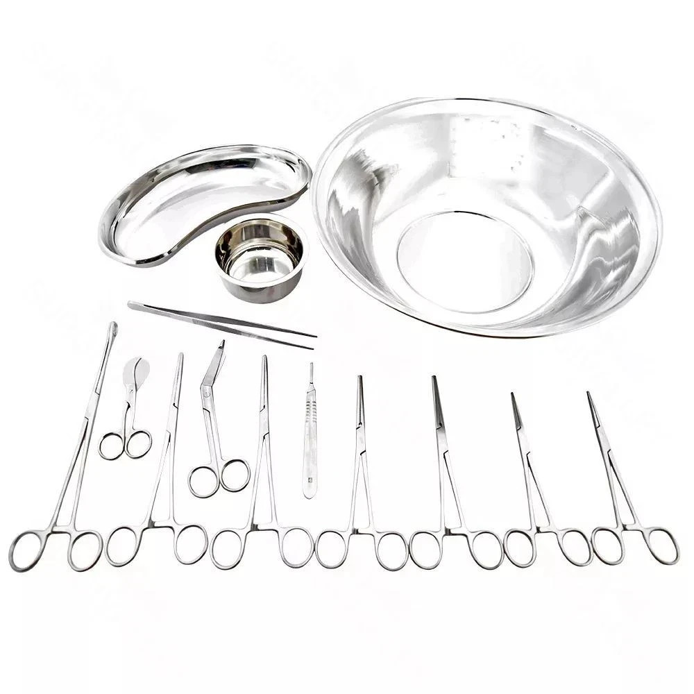 German-Grade Basic Delivery Set – 14 Pcs Gynaecology Surgical Instrument Kit